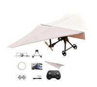 RC Flugzeug Bausatz, Ferngesteuertes Elektro Papierflieger Power Kit, Leichtes Faltflugzeug Für Kinder Erwachsene, RC Flugzeug Spielzeug Für Park Garten Schule Zuhause Drinnen Draußen Geburtstag Feier