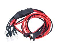 RC Focos Piezas Compatible con Axial SCX24 AXI00001 4WD 1/24 RC Crawler Car Truck Luces De Coche Parachoques Delantero Faro Delantero Luz Antiniebla Lámpara