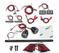 RC Focos Piezas Compatible con Felony 6S BLX para Street para Bash para All-Road 1/7 RC para Muscle Car Piezas Luces Lámpara Delantera/Trasera/Lateral Faro Delantero