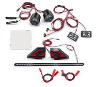RC Focos Piezas Compatible con Felony 6S para BLX para Street para Bash para All-Road 1/7 para Muscle Car Piezas Juego De Luces Delanteras/traseras/Laterales para Coche RC