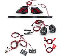 RC Focos Piezas Compatible con Felony 6S para BLX para Street para Bash para All-Road 1/7 RC para Muscle Car Parts Luces Delantero Trasero Lámpara Lateral Accesorio De Cabeza