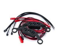 RC Focos Piezas Compatible con MAXX para WideMAXX Luces Delanteras Y Traseras para Coche RC 1/10, Piezas De Actualización De La Barra De Luces