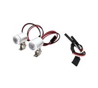 RC Focos Piezas Compatible con MN D90 MN99S MN86S para WPL D12 C24 RC, Piezas De Actualización De Coche, Barra De Luz, Foco, Cabezal con Cable De Conversión