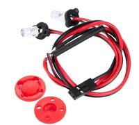 RC Focos Piezas Compatible con Phoenix VPS09007 para Vanquish VS4-10 para 1/10 RC Car Light Upgrade Parts RC Car Rear Light Spotlight Luz Roja