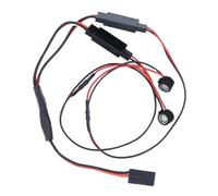 RC Focos Piezas Compatible con Trx4m 1/18 RC Body Shell Luces De Techo Portaequipajes De Plástico Negro Body Shell Luces De Techo Techo Piezas De Coche RC