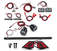 RC Focos Piezas para Felony 6s para Blx para Street Bash 1/7 Faros Delanteros Pilotos Traseros Laterales Luces RC Crucero Todoterreno Piezas para Muscle Cars