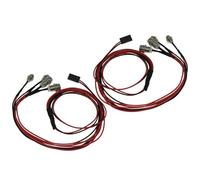 RC Focos Piezas para HSP para Axial para SCX10 Monster 1/10 1/8 Luces Faros Traseros Kit RC Crawler Camión Tanque Todoterreno para Buggy Pieza Coche(6pcs)