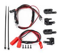 RC Focos Piezas para Red Cat para Ascent 1/18 Delantero Foco Lámpara Piloto Trasero Kit Luces para Rock Crawler Coche Piezas Mejora