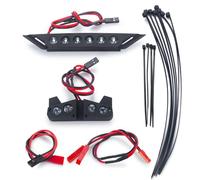 RC Focos Piezas para Slash 4x4 2WD para VXL XL-5 1/10 3-5V Delanteros Traseros Luces Juego Foco Barra Faros Traseras RC Crawler Coche