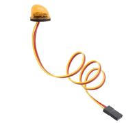 RC Focos Piezas para Tamiya 1/10 1/14 360° Multifunción Intermitente Giratoria Barra Luces Alarma RC Ingeniería Coches Camión Piezas Mejora(Yellow)