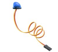 RC Focos Piezas para Tamiya 1/10 1/14 360° Multifunción Intermitente Giratoria Barra Luces Alarma RC Ingeniería Coches Camión Piezas Mejora(Blue)