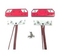 RC Focos Piezas para Tamiya para Man 620 1851 3363 56360 1/14 Luz Trasera con Placa Circuito Impreso Metálica RC Camión Remolque Volquete DIY Piezas Mejora(Size 1)
