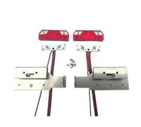RC Focos Piezas para Tamiya para Man 620 1851 3363 56360 1/14 Luz Trasera con Placa Circuito Impreso Metálica RC Camión Remolque Volquete DIY Piezas Mejora(Size 3)