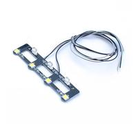 RC Focos Piezas para Tamiya para Scania 770S 6×4 56368 8X4 56371 1/14 Escala Placa De Luz Lámpara RC Camión Volquete Coche Accesorios De Actualización Piezas De Repuesto(Without Plug)