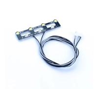 RC Focos Piezas para Tamiya para Scania 770s 6×4 56368 8x4 56371 1/14 Faros Delanteros Placa Luz Lámpara RC Camión Volquete Accesorios Coche(Size 2)