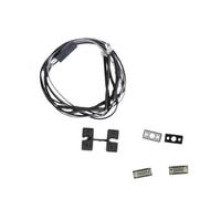 RC Focos Piezas para Tamiya para Traxxas para TRX4 para SCX10 para Yikong para Rgt para Axial 1/10 1/8 1/14 1 Par Intermitente Señal Ancho Luz RC Oruga(White)