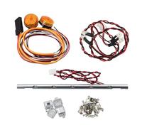 RC Focos Piezas para Tamiya para Volvo FH16 56360 1/14 Luces De Ingeniería De Metal Foco RC Camión Coche Accesorios De Actualización De Bricolaje Piezas para Juguetes
