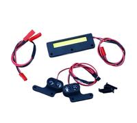 RC Focos Piezas para Traxxas para Slash 2wd 1/10 Luces Delanteras Traseras Faros Delanteros Piloto Trasero RC Coche para Carrera Pista Corta Camión Mejora Piezas
