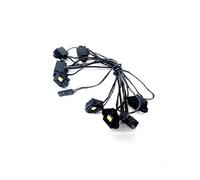 RC Focos Piezas para Traxxas para TRX-4 92076-4 para Bronco 1/10 Paso Rueda Luces Chasis RC Crawler Piezas Vehículos Escalada