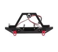 RC Focos Piezas para Traxxas para TRX-4 para Axial para SCX10 para SCX10 II 90046 Parachoques Delantero De Metal con 2 Luces Accesorios De Actualización para RC Crawler Car(Rear)