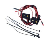 RC Focos Piezas para Traxxas para TRX4-M F150 1/18 Sistema De Iluminación De 5 V Faros Luces Traseras Luz De Techo Actualización Accesorios para Coche RC Crawler