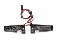 RC Focos Piezas para Traxxas para TRX4 para Bronco 2021 1/10 7.4V 1 Par 6 Lámparas para Alto Brillo Faros Antiniebla Parachoques Delantero RC Piezas Mejora Coche Crawler