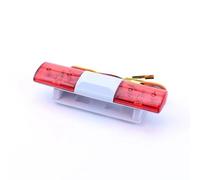RC Focos Piezas para Traxxas para Trx4 para Scania 770S para Tamiya 1/14 1/10 Modelo Ingeniería Luces Techo Flash Lámpara RC Crawler Coche Camión Accesorios De Actualización(Red)