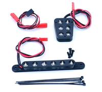 RC Focos Piezas para Traxxas para Xrt 8S 4wd 1/6 Faros Delanteros Traseras Kit Luces Control Remoto Coche para Buggy Camión Mejora Piezas(Size 1)