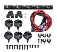 RC Focos Piezas para TRX-4 para Axial para SCX10 90046 para Wraith D90 TF2 1/10 4/5/6 Barra De Luces De Techo Piezas De Actualización De Modelo De Coche RC Crawler(5 Light)