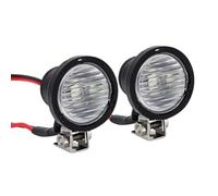 RC Focos Piezas para TRX-4 para TRX-6 para Scx10 90046 para Wraith RR-10 para MST para Redcat 1:10 2 4 Piezas Redondas Cuadradas Faros Delanteros Foco RC Crawler(Round,2pcs)