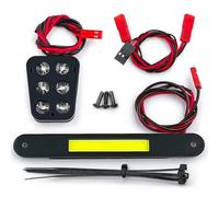 RC Focos Piezas para Xrt 8s 4s 4x4 1/6 Delanteros Faros Traseros Kit Conectar Listo Usar Luz Barra Foco Mejora Reemplazo Piezas(Size 1)