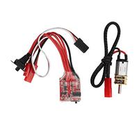 RC Geared Motor with 30A Brushed ESC, High Torque Low Speed Reduction Motor for Orlandoo 1/35 RC Car, DIY Robot and Small Model Vehicles (200 rpm)