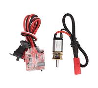 RC Geared Motor with 30A Brushed ESC, High Torque Low Speed Reduction Motor for Orlandoo 1/35 RC Car, DIY Robot and Small Model Vehicles (50 rpm)