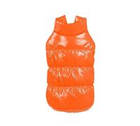 RC GearPro Forro Polar Forrado cálido Perro Chaqueta Cozy Impermeable a Prueba de Viento Chaleco del Perrito Abrigo de Invierno Ropa para Perros para Perros pequeños medianos Grandes (Orange, M)