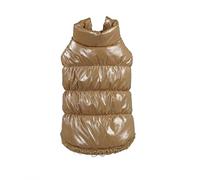 RC GearPro Forro Polar Forrado cálido Perro Chaqueta Cozy Impermeable a Prueba de Viento Chaleco del Perrito Abrigo de Invierno Ropa para Perros para Perros pequeños medianos Grandes (Brown, L)