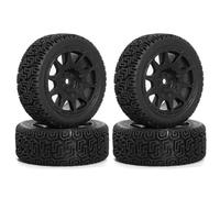 RC Goma Ruedas para Traxxas 4 Tec 2,0 para Tamiya para TT01 XV01 para Kyosho WR8 para Sakura para WLtoys para HPI 1/10 Neumáticos Llanta Hexagonal 12mm RC Carretera