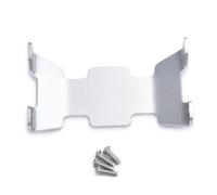RC Juguetes Componentes Para Axial Para SCX10 1/10 Aleación Aluminio Chasis Central Placa Deslizamiento Protección Coche Trepador Control Remoto Modelo Piezas Repuesto Reemplazar(Silver)