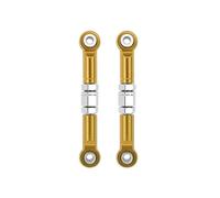 RC Juguetes Componentes para MJX H16 16207 16208 16209 16210 1/16 2 Uds Enlaces Barra Dirección Delantera Metal RC Piezas Mejora Coche Accesorios Modelo Crawlers(Yellow)