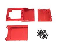 RC Juguetes Componentes para MN para MN78 para MN168 1/12 Base Instalación Caja Cambios Metal Soporte Motor Accesorios Montaje Viga Transversal Adecuado para Coche RC(Red)