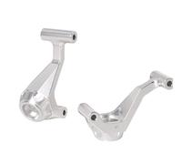 RC Juguetes Componentes Para Racing Para Tamiya Para Hotshot II Bigwig KYX 1/10 RC Coche Suspensión Trasera Portaejes Mangueta Mejoras Piezas Accesorios(Silver)