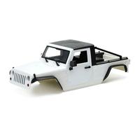 RC Juguetes Maquetas Para Axial Para SCX10 Para SCX10 II 90046 Para Wrangler 1/10 Coche Trepador Control Remoto 12.3in 313mm Distancia Entre Ejes Para Camioneta Cuerpo Shell Kit Sin Montar(White)