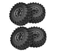 RC Juguetes Maquetas Para Traxxas Para TRX4 D90 D110 Para Axial Para SCX10 Para MST 1/10 Coche Trepador Control Remoto 4 Uds 110mm 1,9 "Juego Neumáticos Goma Con Llanta Beadlock