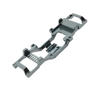 RC Juguetes Piezas Para FMS Xiaoqi Para FCX24 1/24 RC Car Parts Metal Upgrade And Refitting CNC Process Chasis Frame(Dark Grey)