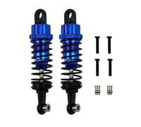 RC Juguetes Repuestos Pour Wltoys A959 A969 A979 K929 Pour WPL C14 C24 Pour MN D90 D91 99S 2 Pièces Amortisseurs En Aluminium Pièces De Mise À Niveau Pour Voiture Télécommandée(Blue)
