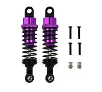 RC Juguetes Repuestos Pour Wltoys A959 A969 A979 K929 Pour WPL C14 C24 Pour MN D90 D91 99S 2 Pièces Amortisseurs En Aluminium Pièces De Mise À Niveau Pour Voiture Télécommandée(Purple)
