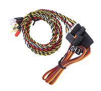 RC LED Lighting Kit, 8PCS LED Light Set with Integrated Controller, Realistic Flashing Lights, 5mm LED Lights for RC Crawler, 1/10 1/8 Scale RC Vehicles, Competition and Customization (70cm Cable)