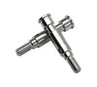 Rc Maquetas Accesorios Para Arrma Para Gorgon Monster 1/10 Ejes Eje Delantero Metal Para Camión RC 2WD Piezas Actualización Accesorio Modelo(Silver)