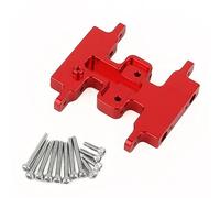 Rc Maquetas Accesorios Para Axial Para SCX24 1/24 Placa Inferior Caja Cambios Metal 1 Pieza Central Modelo Camión Antideslizante Piezas Mejora Aleación Aluminio(Red)