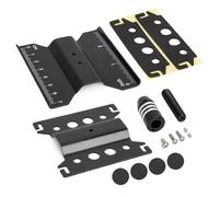 Rc Maquetas Accesorios Para Axial Para SCX24 Para FCX24 Para Traxxas Para TRX4M 1/16 1/18 1/24 Soporte Reparación Aluminio RC Estación Trabajo Modelos Escala Accesorio(Black)