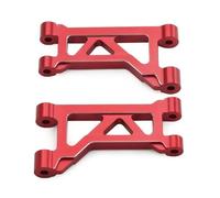 Rc Maquetas Accesorios Para Traxxas Para Mini Para Maxx Piezas Camión Monstruo Brazo Inferior Superior Delantero Metal Accesorios Montaje Actualización Coche RC(Red,Upper)